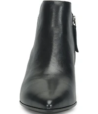 Sofft Sawyer Waterproof Leather Kitten Heel Dress Booties