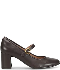 Sofft Adalaide Leather Mary Jane Block Heel Pumps
