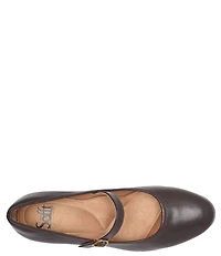 Sofft Adalaide Leather Mary Jane Block Heel Pumps