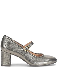 Sofft Adalaide Mary Jane Crushed Metallic Leather Pumps