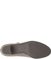 Sofft Adalaide Mary Jane Crushed Metallic Leather Pumps
