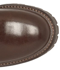Sofft Adelle Aqua Sofft Collection Waterproof Leather Shearling Moto Buckle Boots