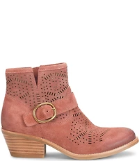 Sofft Adriana Perforated Suede Booties