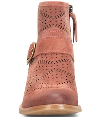 Sofft Adriana Perforated Suede Booties