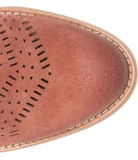 Sofft Adriana Perforated Suede Booties