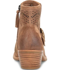 Sofft Adriana Perforated Suede Booties