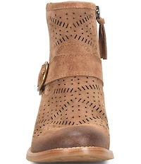 Sofft Adriana Perforated Suede Booties