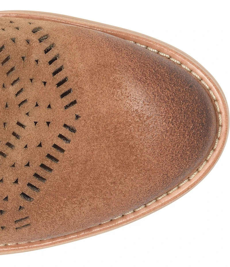 Sofft Adriana Perforated Suede Booties