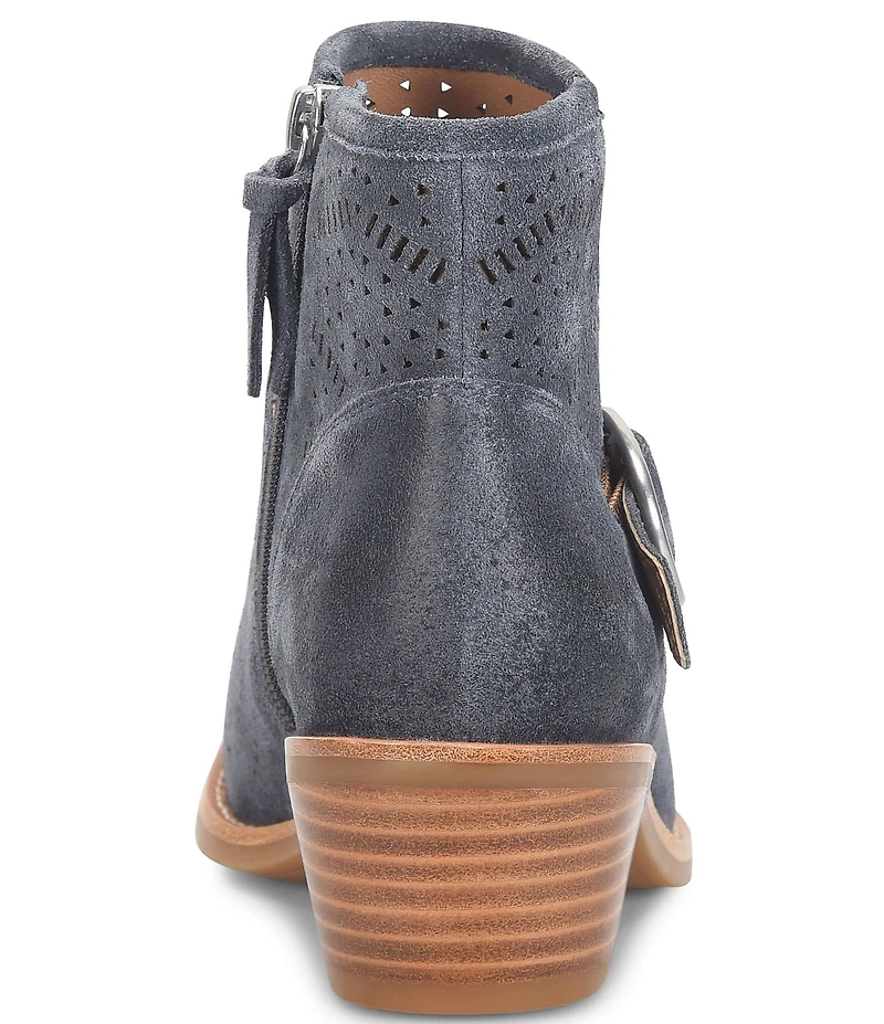 Sofft Adriana Perforated Suede Booties