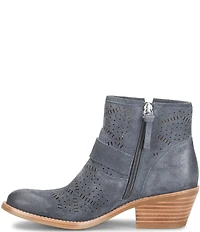 Sofft Adriana Perforated Suede Booties