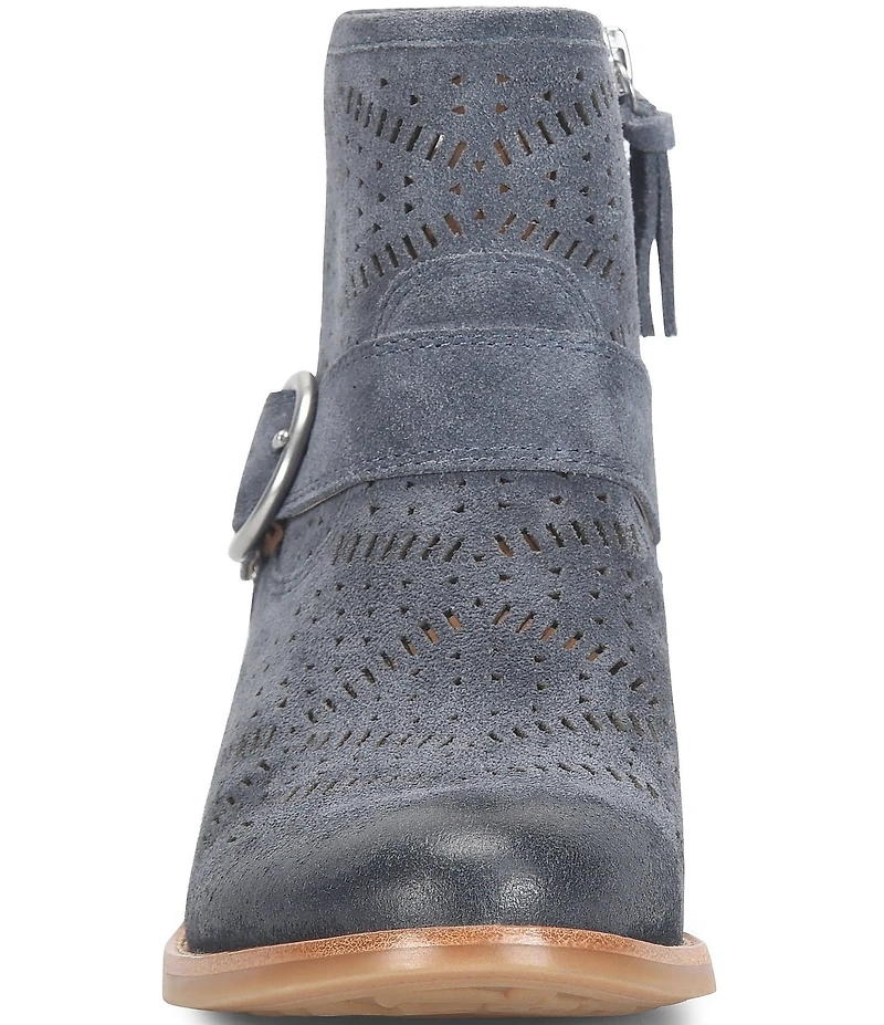 Sofft Adriana Perforated Suede Booties