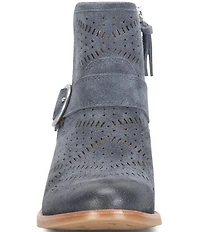 Sofft Adriana Perforated Suede Booties