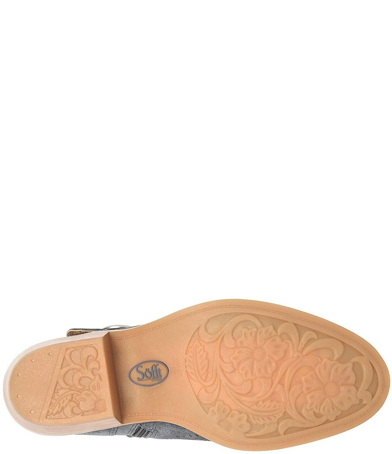 Sofft Adriana Perforated Suede Booties