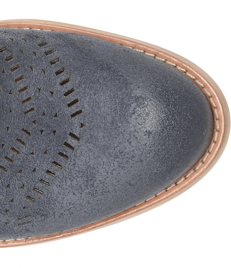 Sofft Adriana Perforated Suede Booties