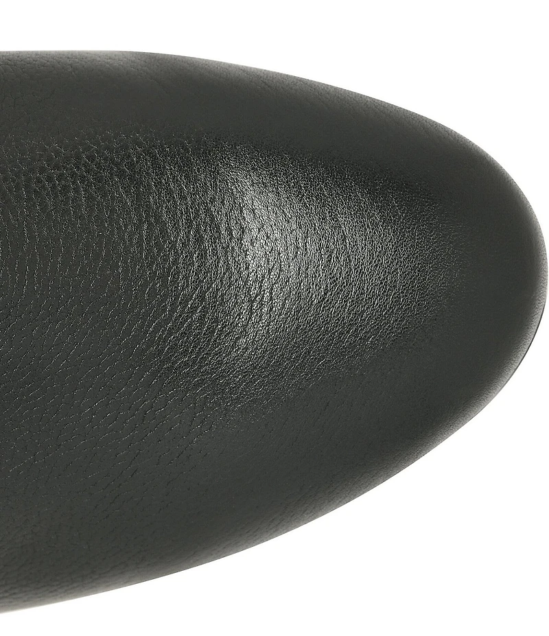 Sofft Albany Waterproof Leather Buckle Strap Hardware Block Heel Booties