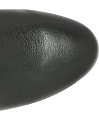 Sofft Albany Waterproof Leather Buckle Strap Hardware Block Heel Booties