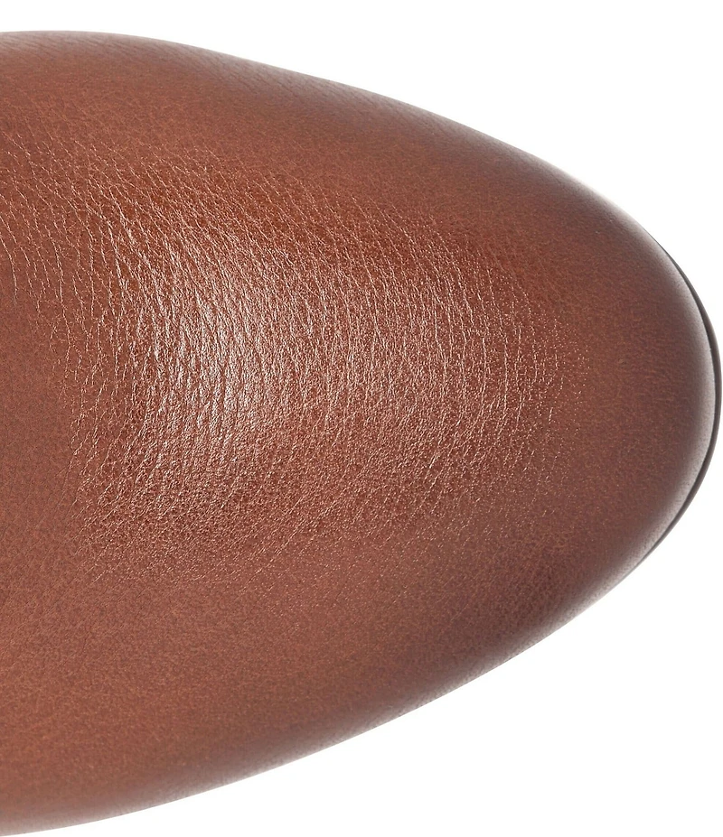 Sofft Albany Waterproof Leather Buckle Strap Hardware Block Heel Booties