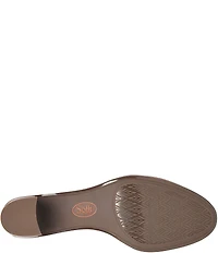 Sofft Albany Waterproof Leather Buckle Strap Hardware Block Heel Booties