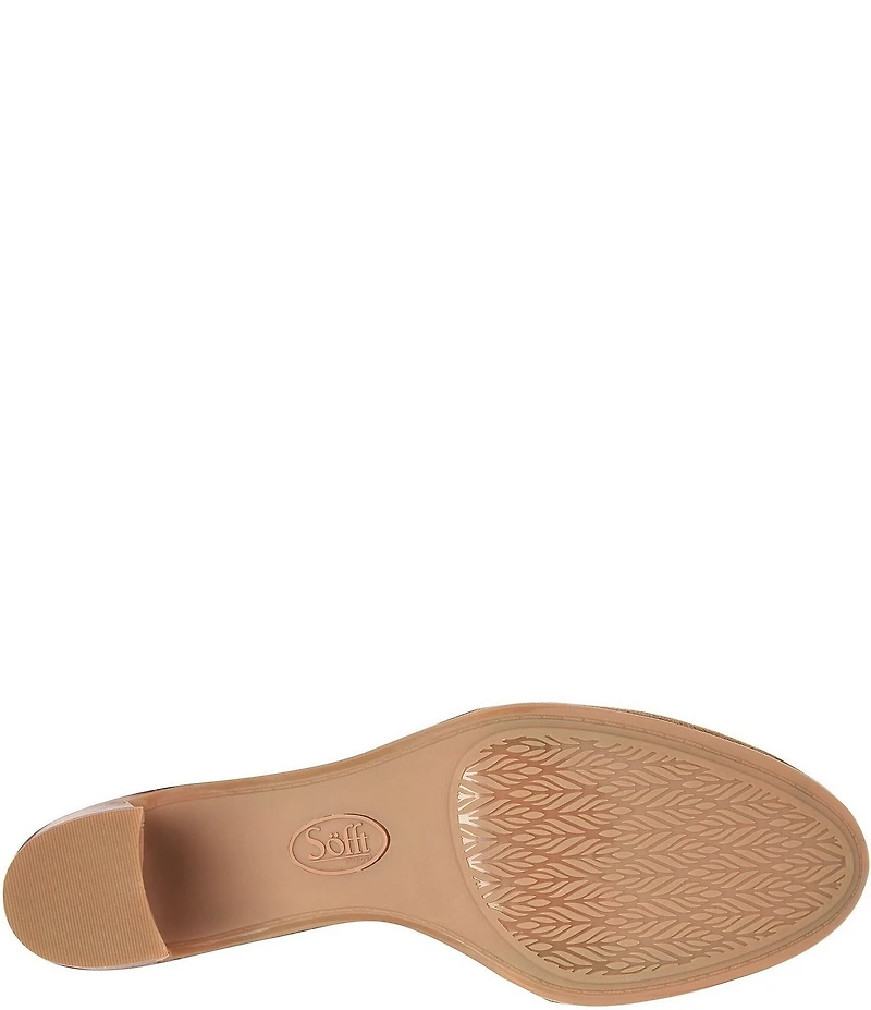 Sofft Albany Waterproof Suede Buckle Strap Hardware Block Heel Booties