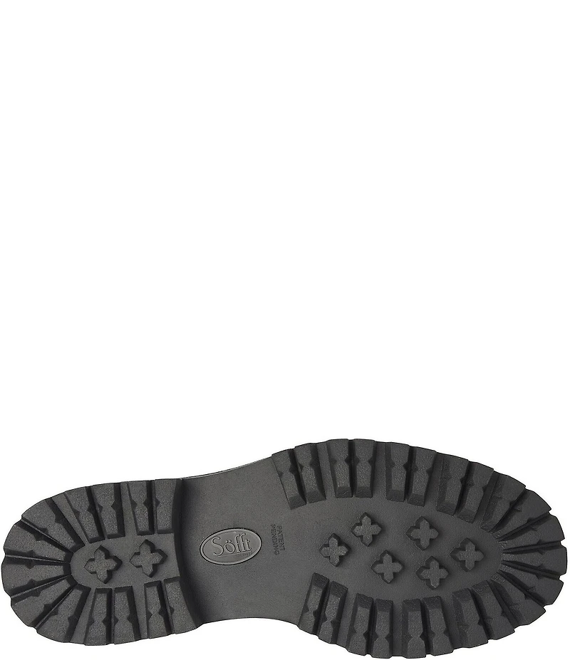 Sofft Alyssa Waterproof Leather Buckle Hardware Moto Boots