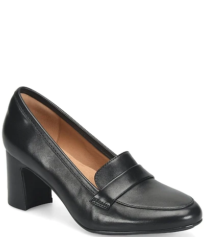 Sofft Amsterdam Leather Loafer Pumps