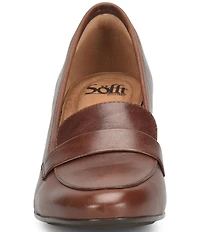 Sofft Amsterdam Leather Loafer Pumps
