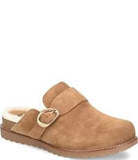 Sofft Angela Suede Shearling Clogs