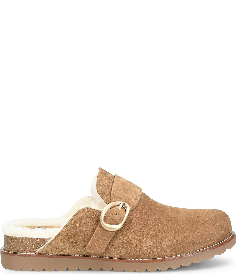 Sofft Angela Suede Shearling Clogs