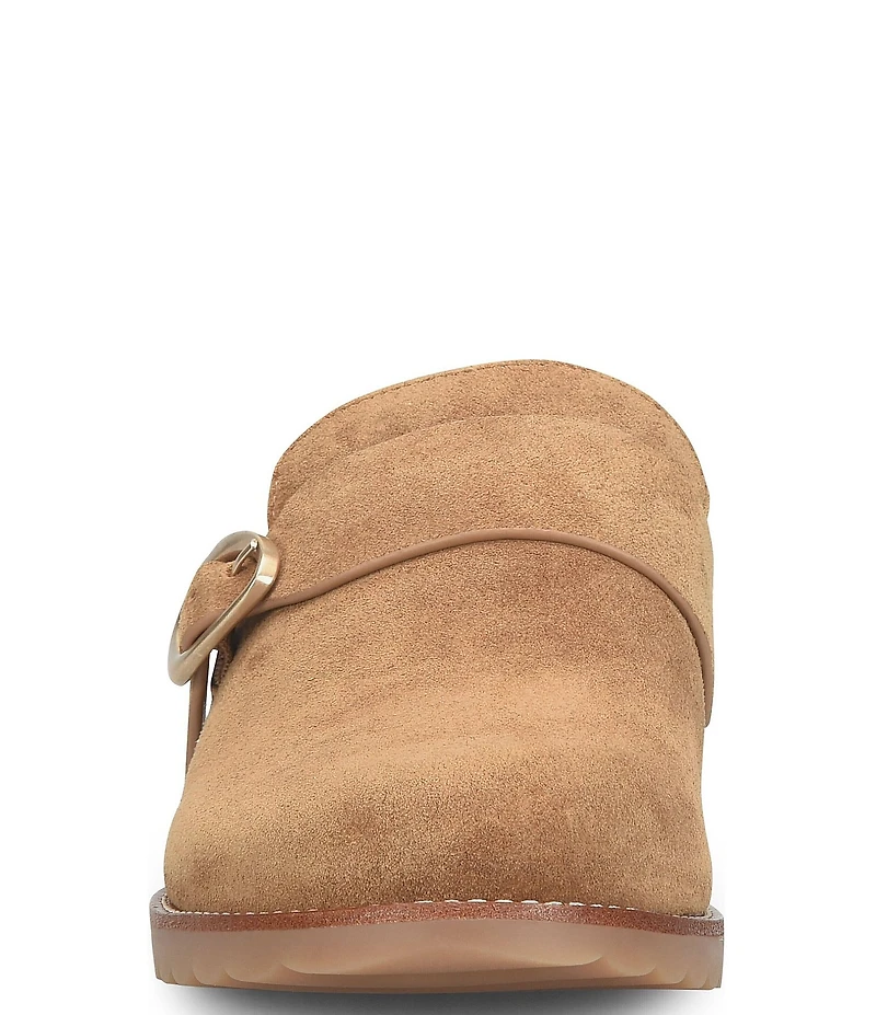 Sofft Angela Suede Shearling Clogs