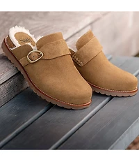 Sofft Angela Suede Shearling Clogs