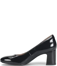Sofft Anna Marie Crinkle Patent Leather Pumps
