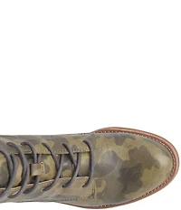 Sofft Annalise Leather Camouflage Ankle Booties