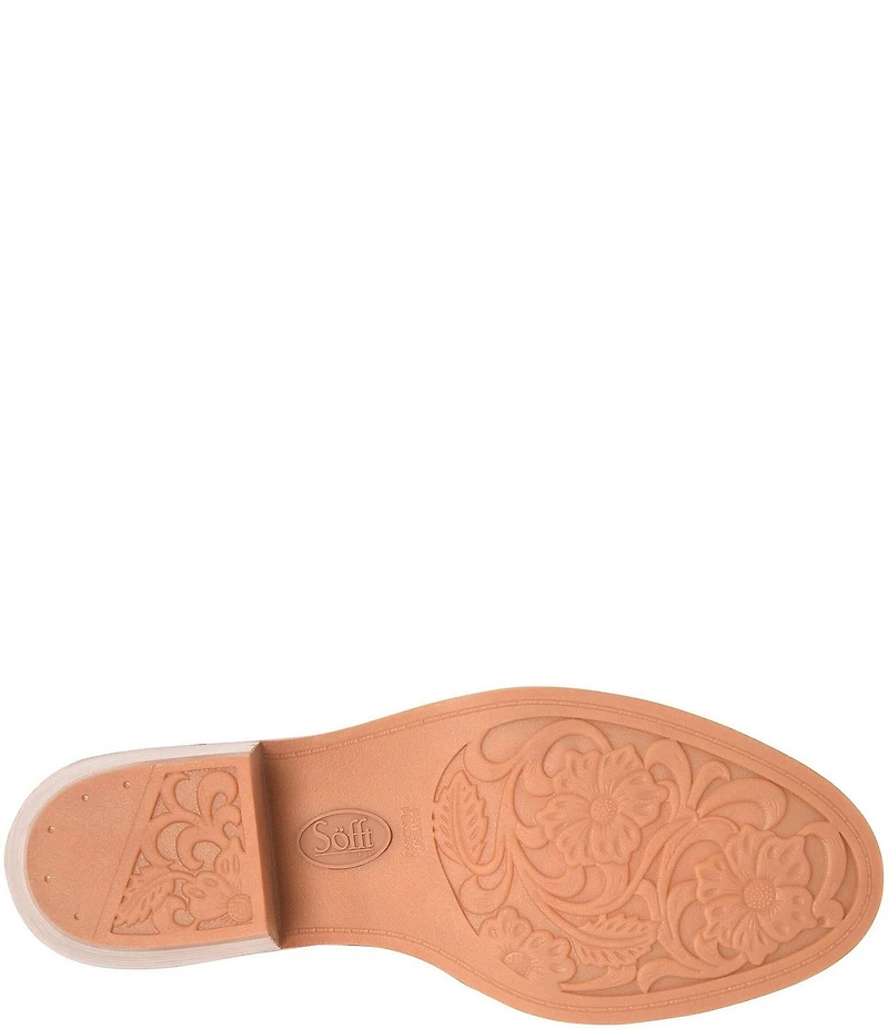 Sofft April Waterproof Leather Western Booties