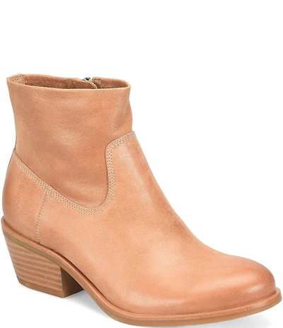 Sofft April Waterproof Leather Western Booties