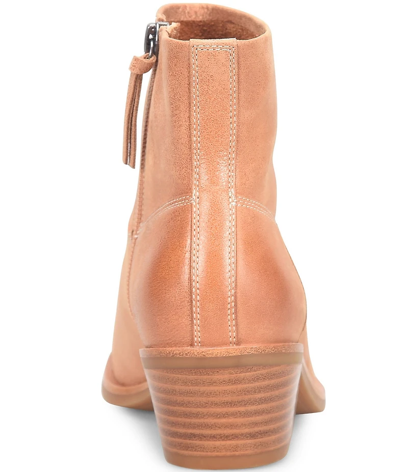Sofft April Waterproof Leather Western Booties