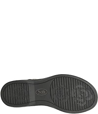 Sofft Bali Leather Oversized Buckle Detail Sandals