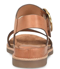 Sofft Bali Leather Oversized Buckle Detail Sandals
