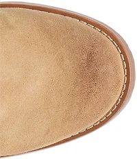 Sofft Beckie II Ruched Suede Zip Booties