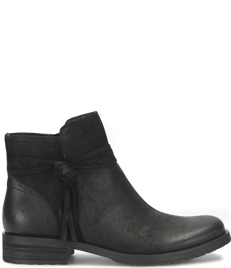 Sofft Blake Waterproof Suede Tassel Booties
