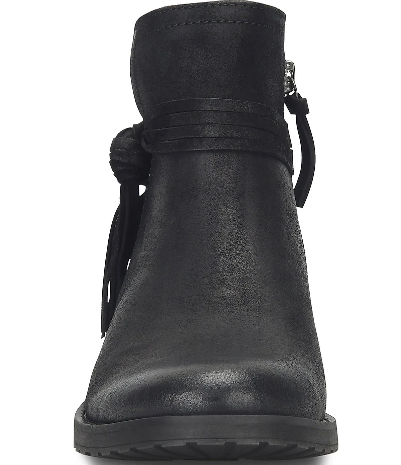 Sofft Blake Waterproof Suede Tassel Booties