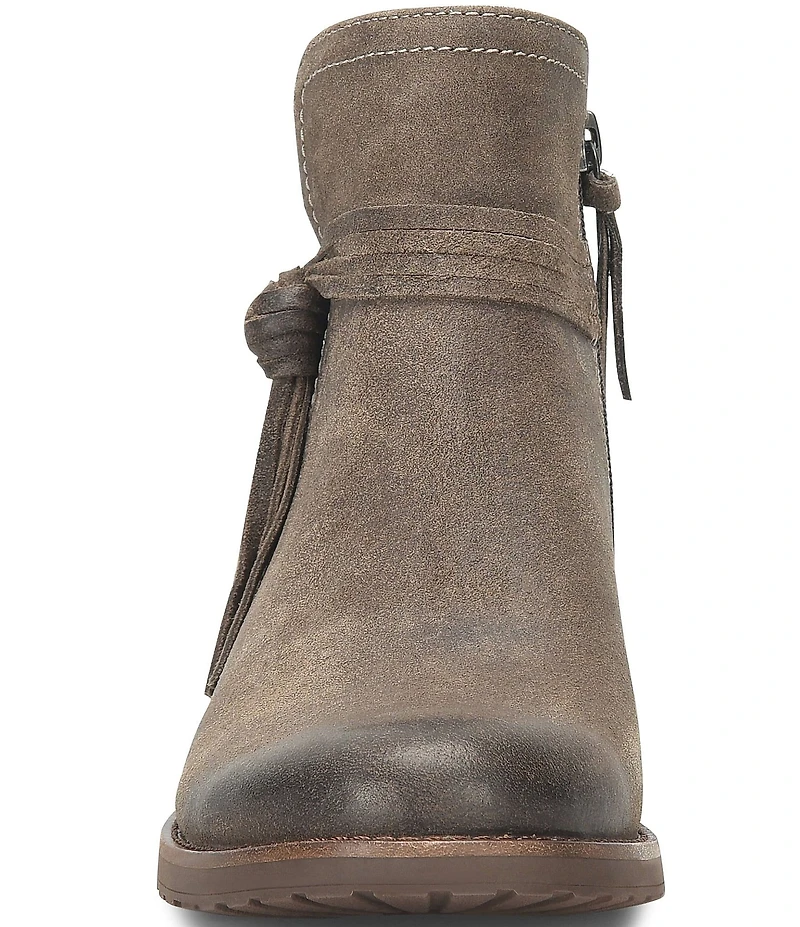 Sofft Blake Waterproof Suede Tassel Booties