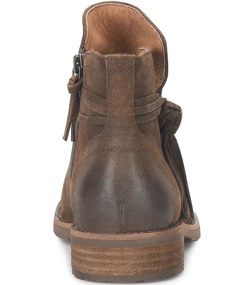 Sofft Blake Waterproof Suede Tassel Booties