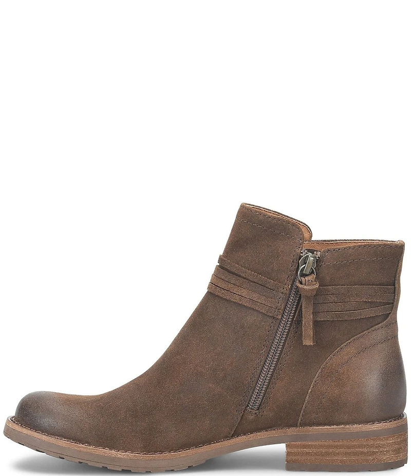 Sofft Blake Waterproof Suede Tassel Booties