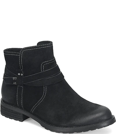 Sofft Bridgett Waterproof Suede Ankle Booties