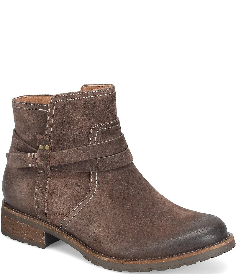 Sofft Bridgett Waterproof Suede Ankle Booties