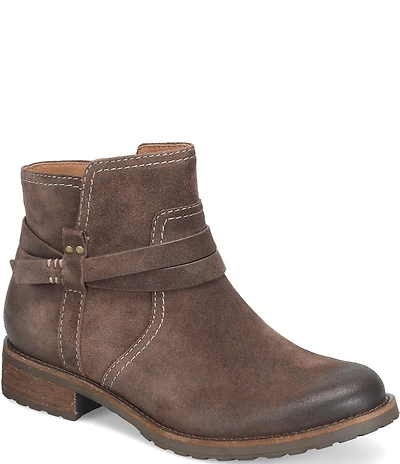 Sofft Bridgett Waterproof Suede Ankle Booties