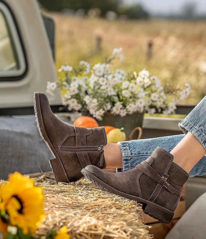 Sofft Bridgett Waterproof Suede Ankle Booties