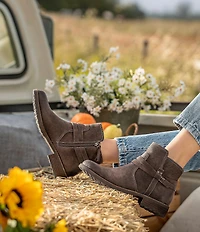 Sofft Bridgett Waterproof Suede Ankle Booties
