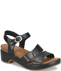 Sofft Capri Leather Wedge Sandals