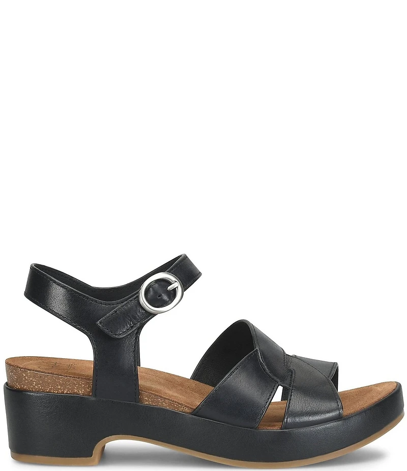 Sofft Capri Leather Wedge Sandals